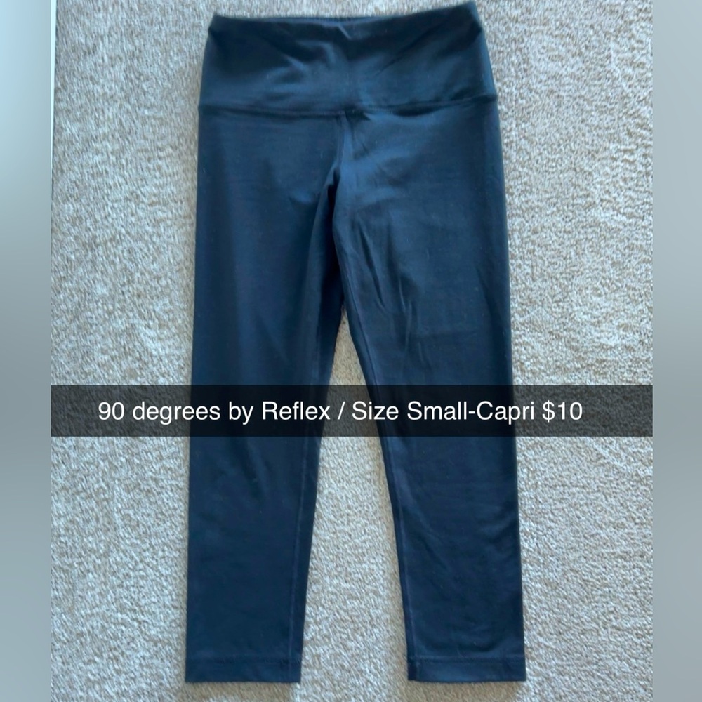 90 degree by reflex brand. Womans workout leggings size small.